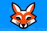 FOX mascot logo for sale Streamer overlays premade mascot esports logos for sale