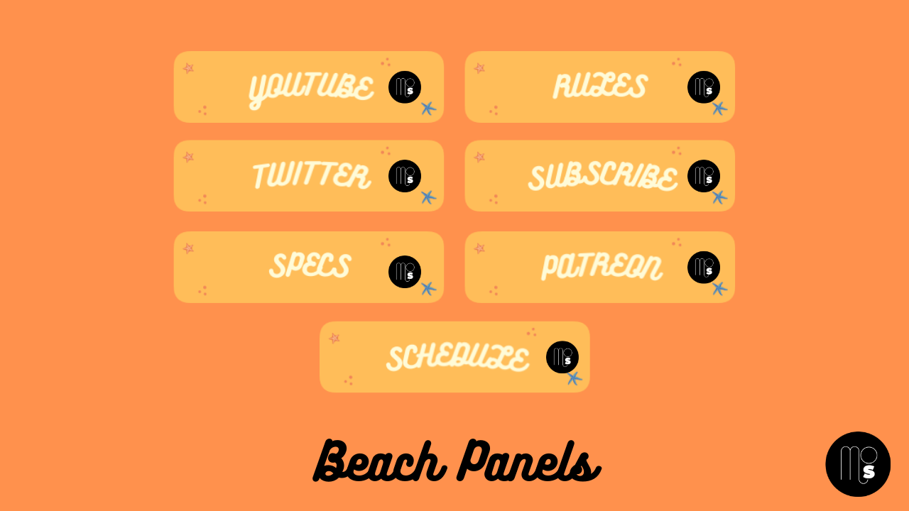 Twitch Panels For Sale