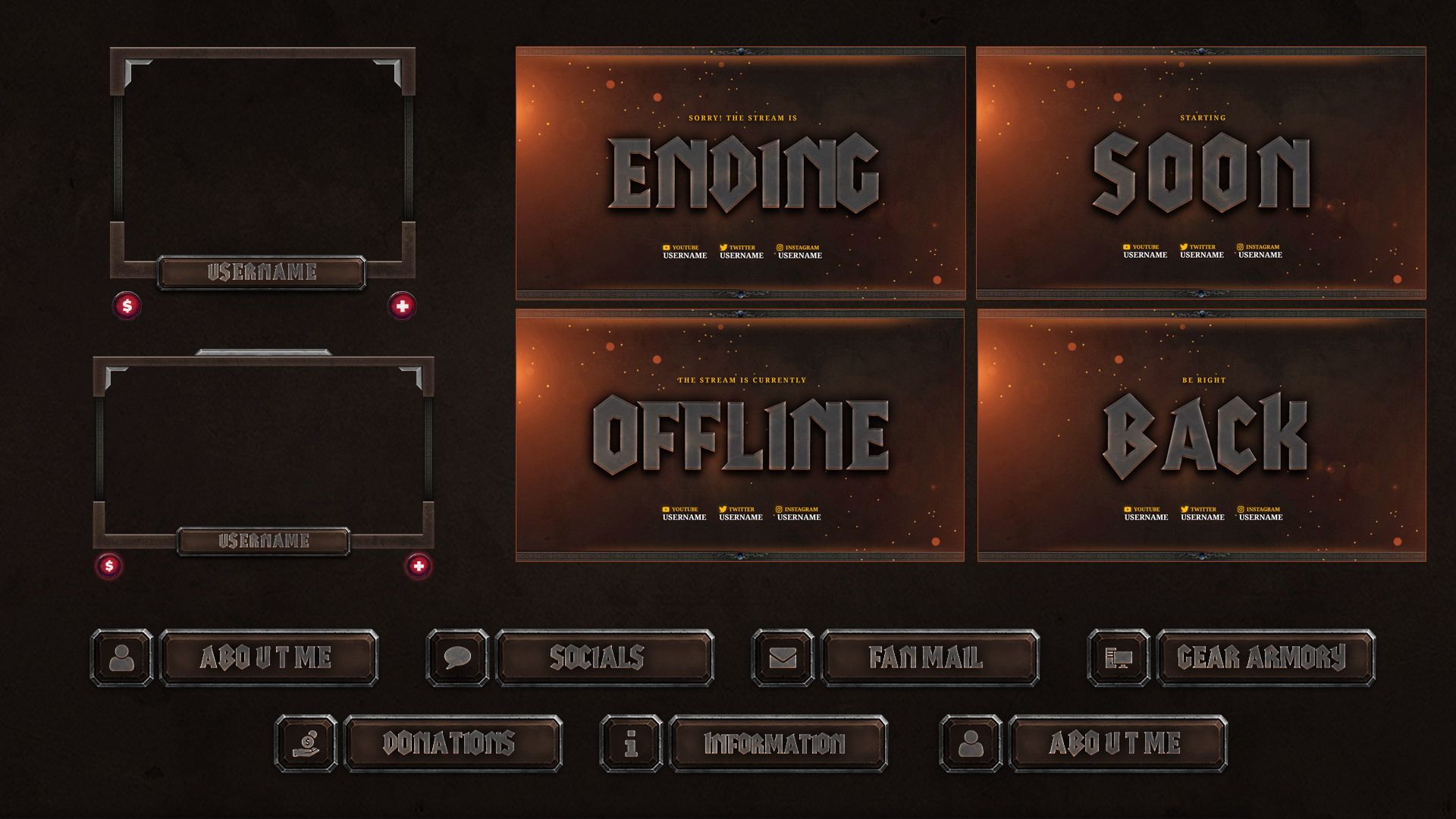 World of Warcraft Stream overlay package