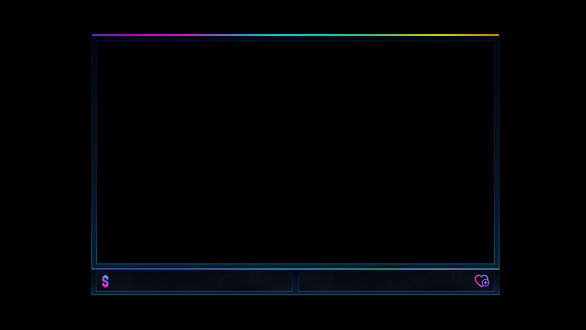dark gradient webcam overlay streamer overlays