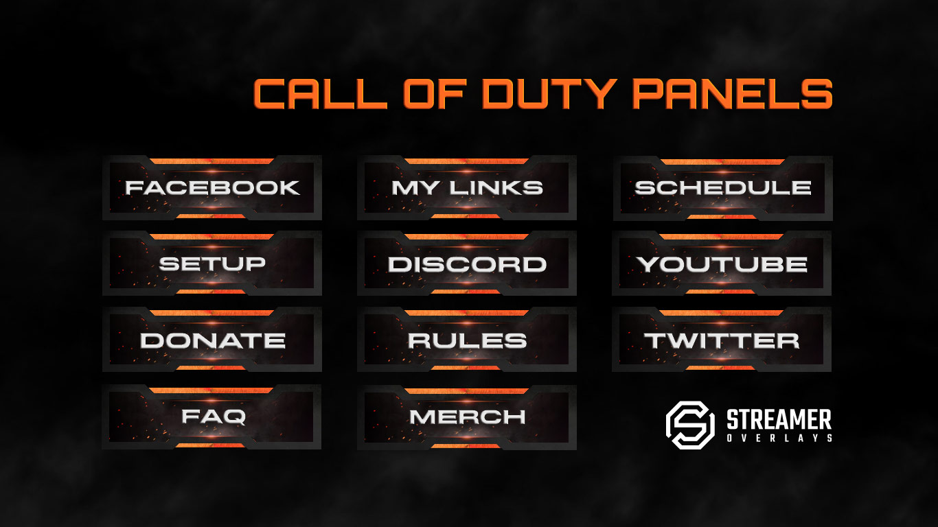 Call of Duty Twitch Panels