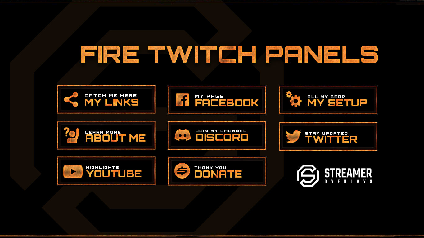 Fire Twitch Panels